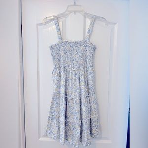 Hollister Dress with Blue & Yellow Flowers